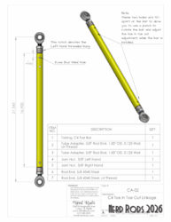C4 Rear Toe Linkage